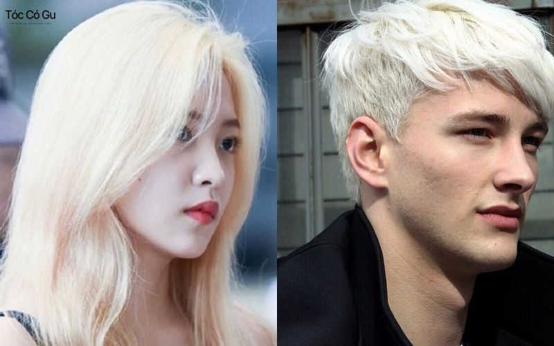 Màu tóc tẩy bạch kim