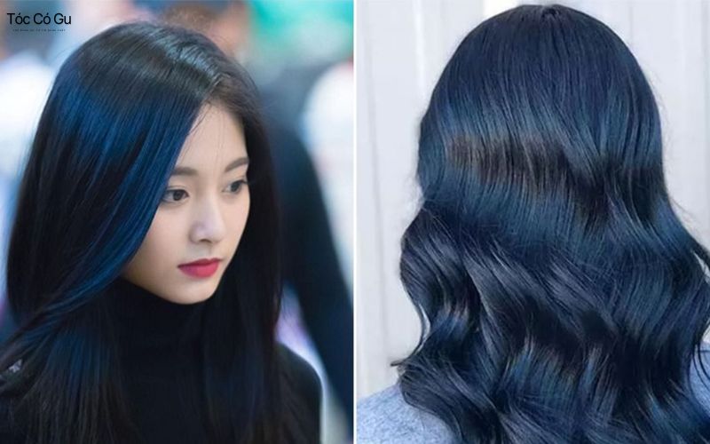 Tóc màu xanh đen