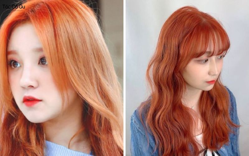 Tóc màu đỏ cam