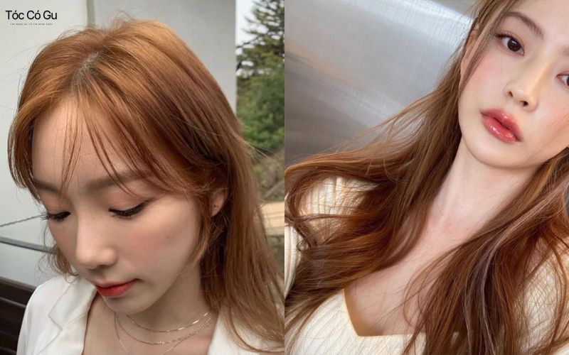 Tóc màu nâu caramel
