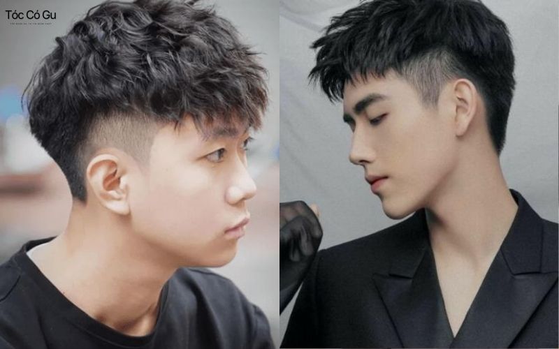 Kiểu tóc nam ngắn xoăn năng động