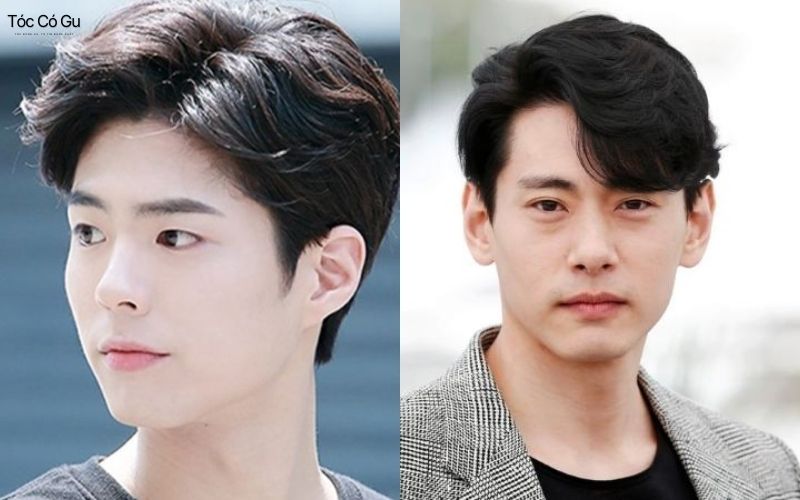 Kiểu tóc 7/3 uốn lịch lãm