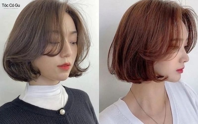 10+ kiểu tóc nữ mặt tròn đẹp, che khuyết điểm, dễ ứng dụng Tóc ngắn uốn cụp đuôi thon gọn mặt tròn