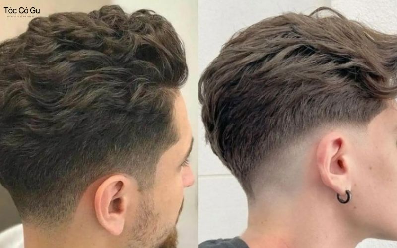 Pompadour rối (Messy Pompadour)