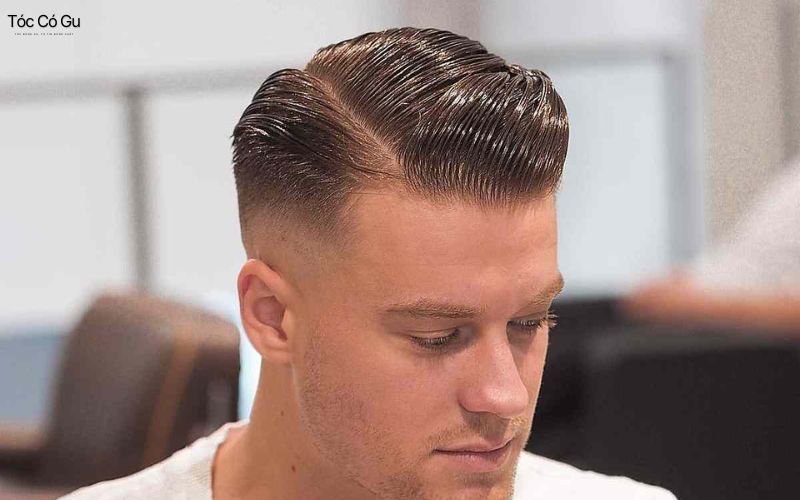 Pompadour Side Part