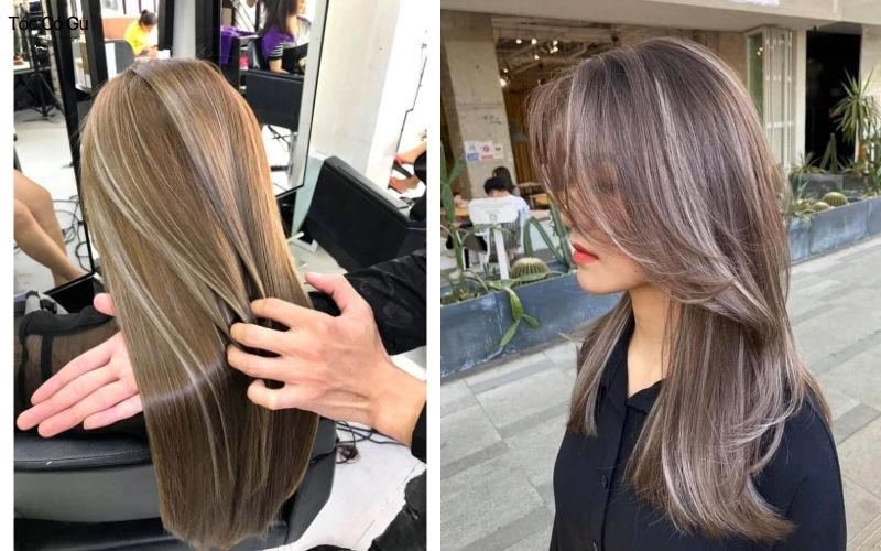 Nâu tây light khói