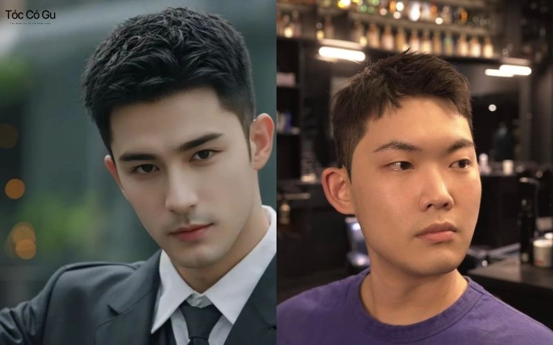 Kiểu tóc Taper Fade Ivy League