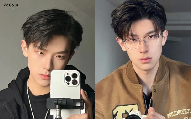 Kiểu tóc Ivy League vuốt rủ