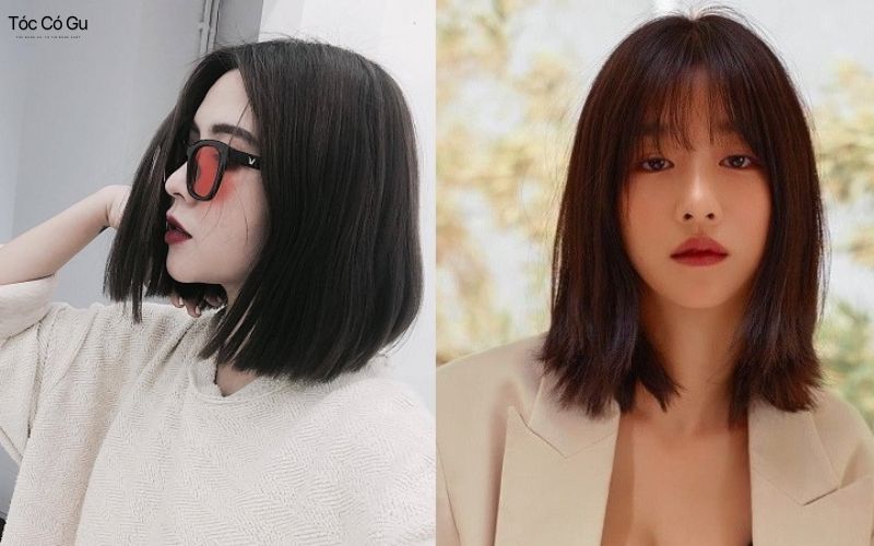 Tóc lob ngang vai cân đối, phù hợp nhiều dáng khuôn mặt