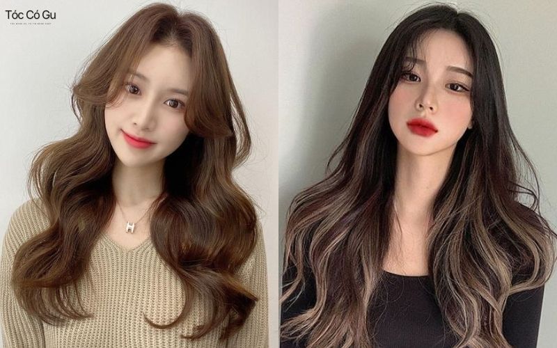 Tóc lob uốn lọn giúp tổng thể mái tóc thêm nổi bật