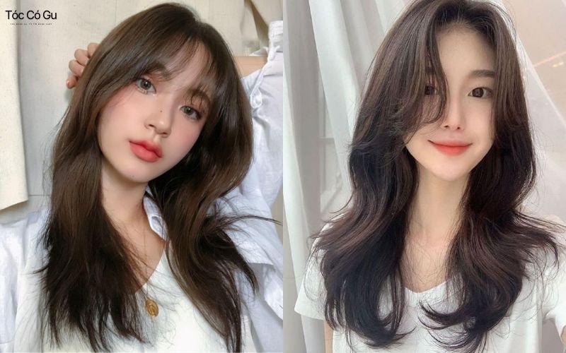 Kiểu tóc mái layer nữ