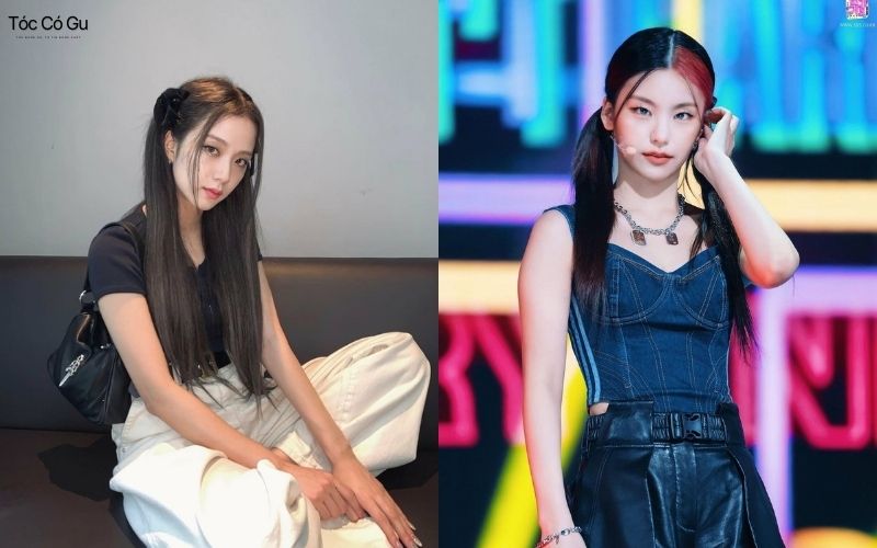 tóc mái râu tôm cho nữ