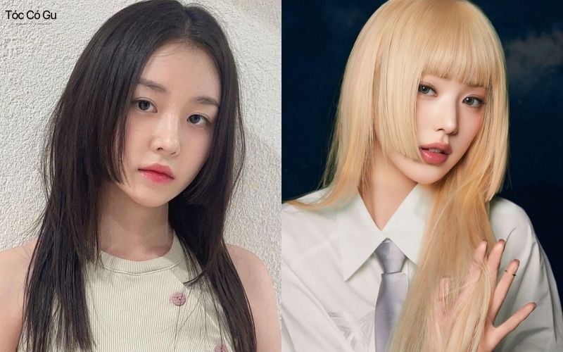 Tóc mái nữ kiểu Hime