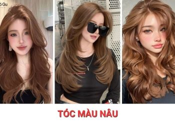 tóc màu nâu