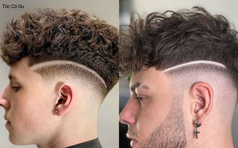 Top 10+ kiểu tóc Mohican đẹp, dẫn đầu xu hướng mới nhất 2026 Mohican uốn (Con sâu/Xoăn nhẹ)