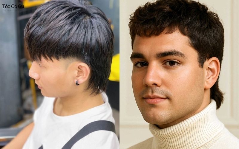 tóc nam mullet