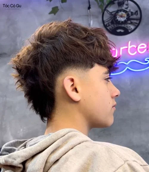 20+ kiểu tóc mullet nam cá tính, thời thượng và hot nhất 2026 Burst Fade Mullet