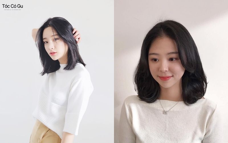 15+ kiểu tóc ngắn nữ đẹp, trẻ trung, được các nàng yêu thích nhất tóc ngắn kết hợp mái dài che khuyết điểm