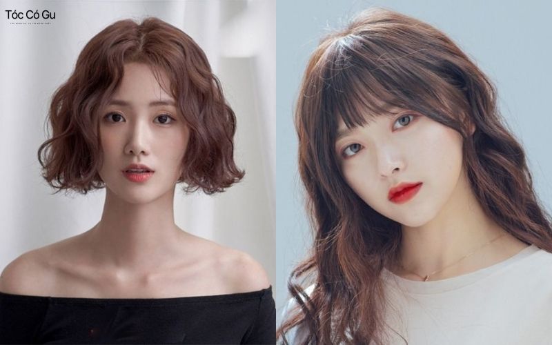 Bật mí 18+ kiểu tóc uốn nữ đẹp, trẻ trung, không lo bị già Kiểu tóc nữ uốn Hàn Quốc
