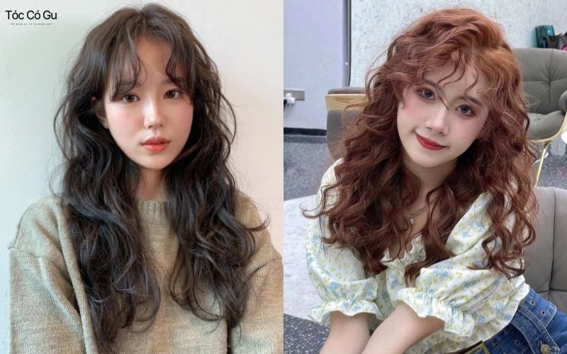 Bật mí 18+ kiểu tóc uốn nữ đẹp, trẻ trung, không lo bị già Kiểu tóc uốn sóng Hippie