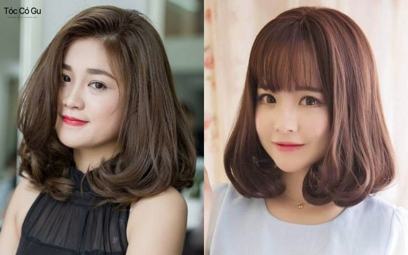 Bật mí 18+ kiểu tóc uốn nữ đẹp, trẻ trung, không lo bị già Kiểu tóc uốn đuôi hình chữ C (uốn cúp đuôi)