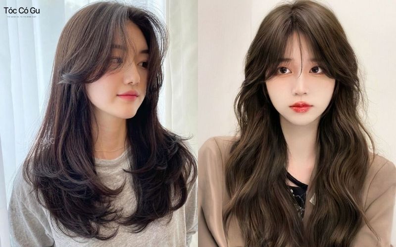 Bật mí 18+ kiểu tóc uốn nữ đẹp, trẻ trung, không lo bị già Kiểu tóc uốn layer dài