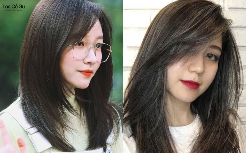 Gò má cao để tóc kiểu gì cho mặt thon gọn, trẻ trung hơn Tóc xoăn đuôi mái lệch giúp gương mặt trở nên hài hòa hơn