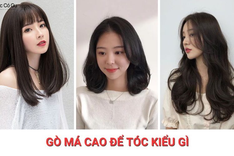 gò má cao để tóc kiểu gì