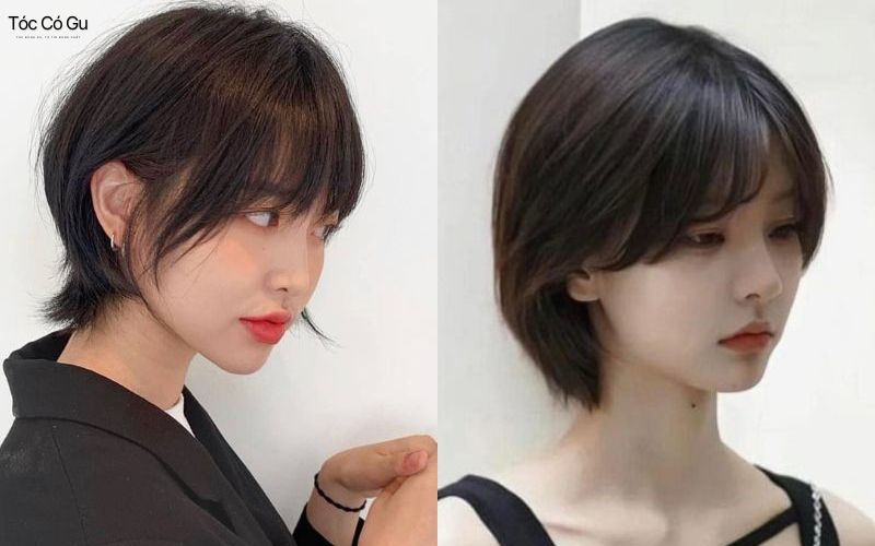 Gò má cao để tóc kiểu gì cho mặt thon gọn, trẻ trung hơn Tóc tém lệch mái giúp cân đối gương mặt gò má cao