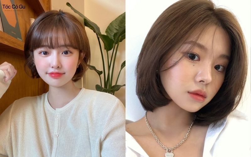 Tóc ngắn uốn cụp thanh lịch - Kiểu tóc cho mặt trái xoan nữ