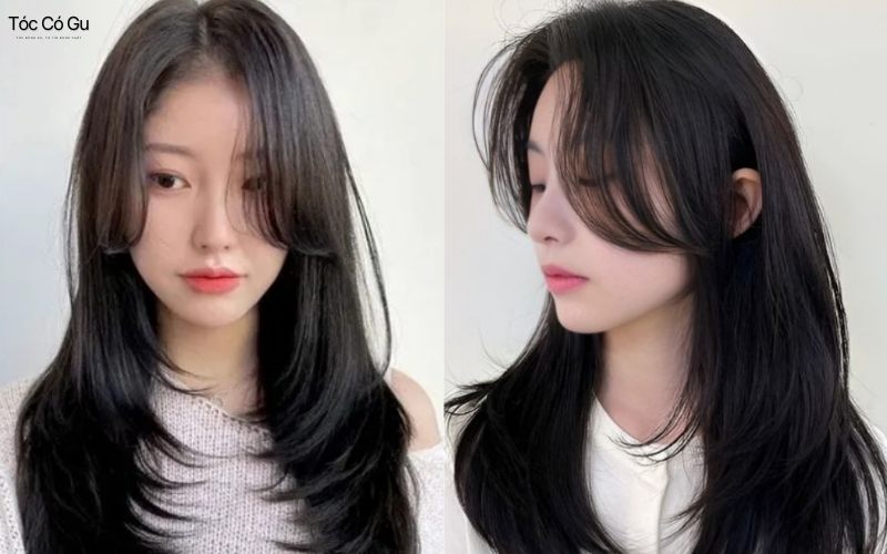 Tóc layer dài nữ tính, tôn đường nét gương mặt