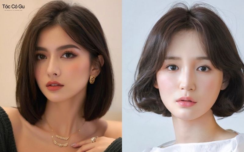 15+ kiểu tóc cho mặt vuông giúp che khuyết điểm, hợp xu hướng Tóc ngắn uốn cụp đuôi