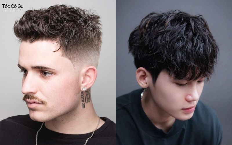 Tóc sport uốn xoăn bồng bềnh