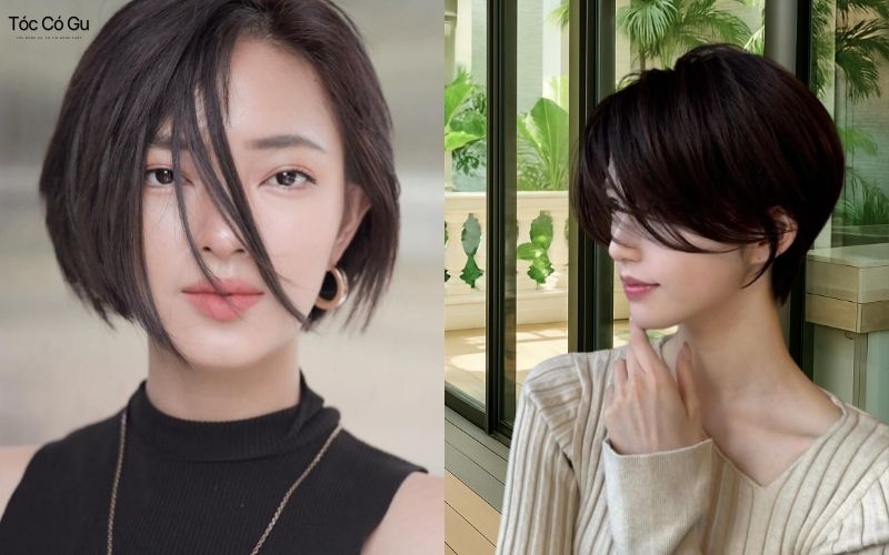 Mặt dài để tóc gì để cân đối, che khuyết điểm và cuốn hút Tóc tém mái dài