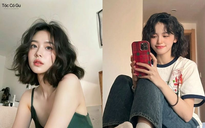 Mặt dài để tóc gì để cân đối, che khuyết điểm và cuốn hút Tóc ngắn uốn sóng lơi là lựa chọn phù hợp với khuôn mặt dài