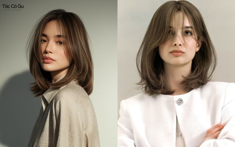 Mặt dài để tóc gì để cân đối, che khuyết điểm và cuốn hút Tóc lob uốn đuôi là câu trả lời cho mặt dài để tóc gì đẹp