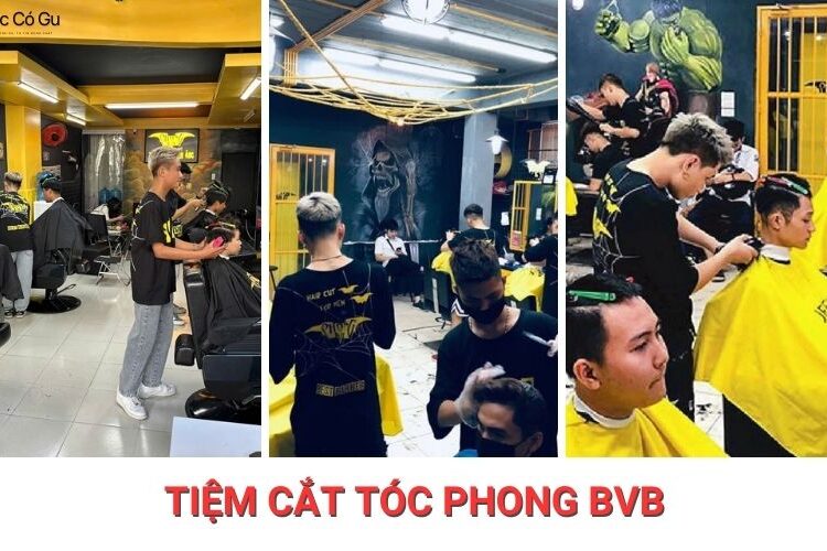 tiệm cắt tóc phong bvb