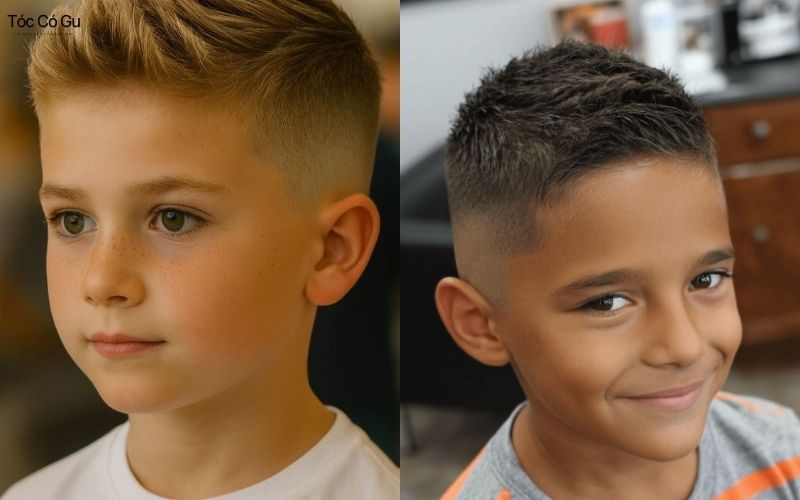 Kiểu tóc Messy Crop trẻ trung, tự nhiên