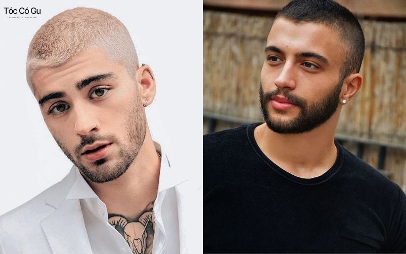 12+ kiểu tóc húi cua đẹp nam tính, năng động, gọn gàng Tóc húi cua để râu tạo vibe trưởng thành, nam tính