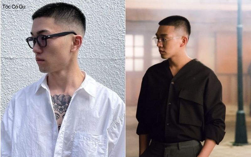 12+ kiểu tóc húi cua đẹp nam tính, năng động, gọn gàng Tóc Buzz Cut Fade kết hợp húi cua và fade chuyển tầng từ thấp đến cao