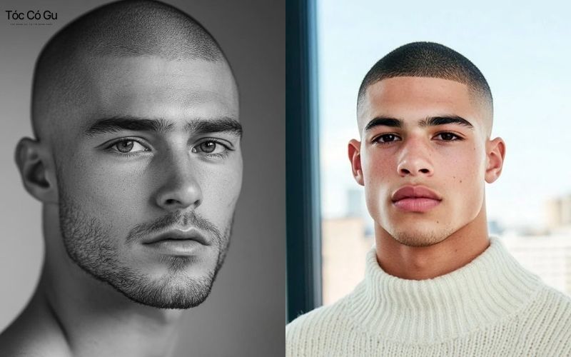 12+ kiểu tóc húi cua đẹp nam tính, năng động, gọn gàng Tóc Induction Cut cạo sát da đầu