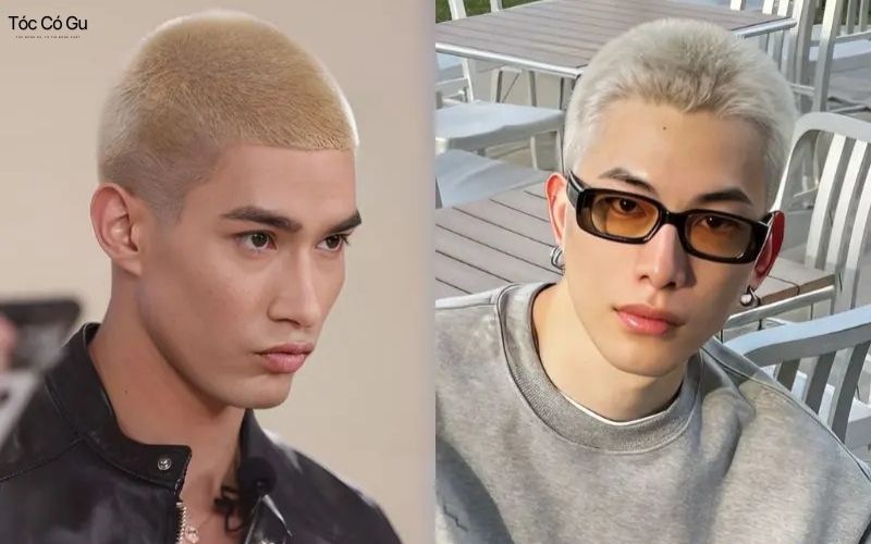 12+ kiểu tóc húi cua đẹp nam tính, năng động, gọn gàng Tóc húi cua nhuộm sáng da, tôn đường nét khuôn mặt