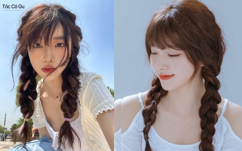 Tóc tết có mái bằng
