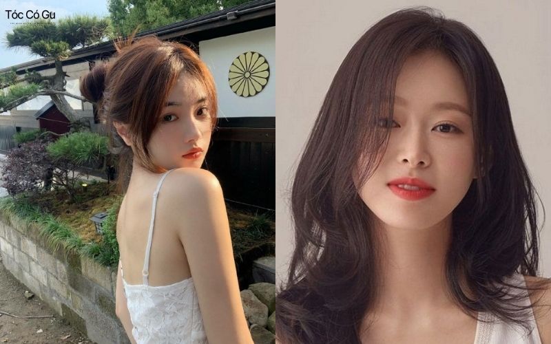 Tóc mái bay ngôi lệch