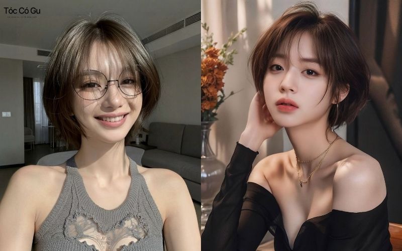 Kiểu tóc mái bay tomboy