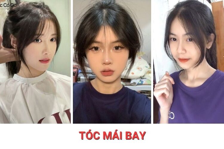 Top 24+ kiểu tóc mái bay nữ đẹp, hack tuổi, trendy nhất năm