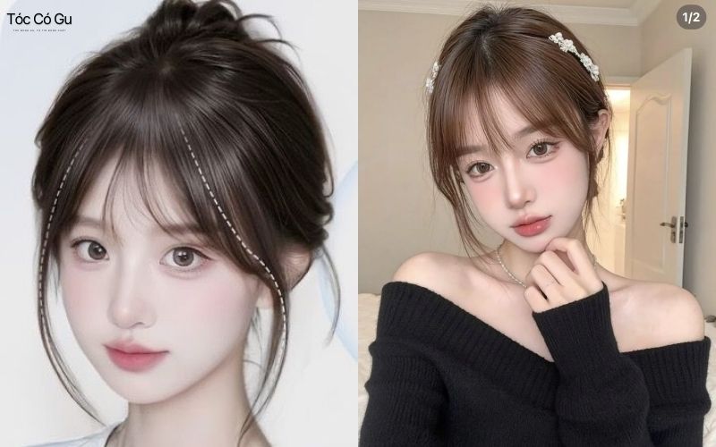 10+ Kiểu tóc mái kiểu Pháp đẹp nhẹ nhàng, trẻ trung, ôm mặt cực xinh Tóc mái kiểu Pháp là gì