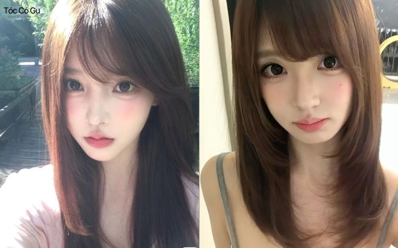 Tóc mái lệch là gì?