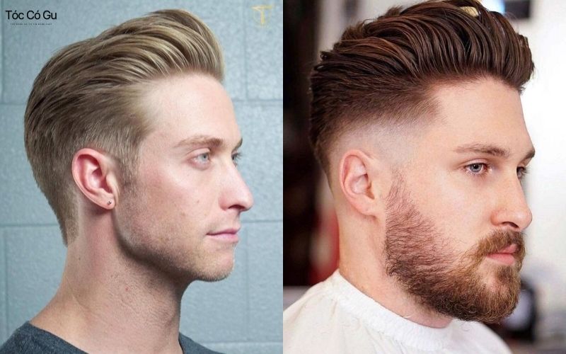 Tóc nam Slick Back thanh lịch, nam tính