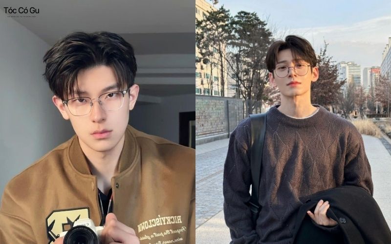 Side Part chia ngôi 6/4, 7/3 cân bằng khuôn mặt dài